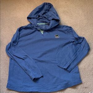 Boy’s Blue Hooded Long Sleeve Shirt